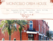 Tablet Screenshot of monticellooperahouse.org